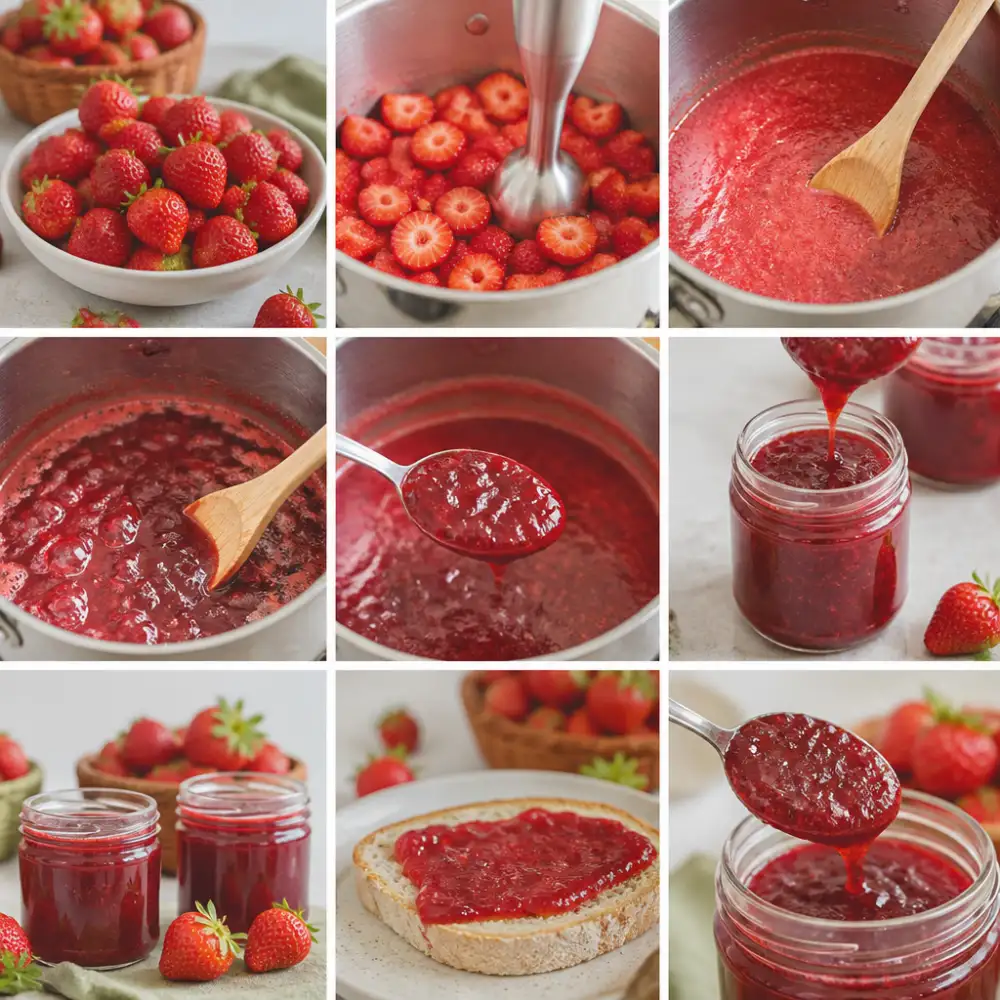 jahodový džem bez cukru recept