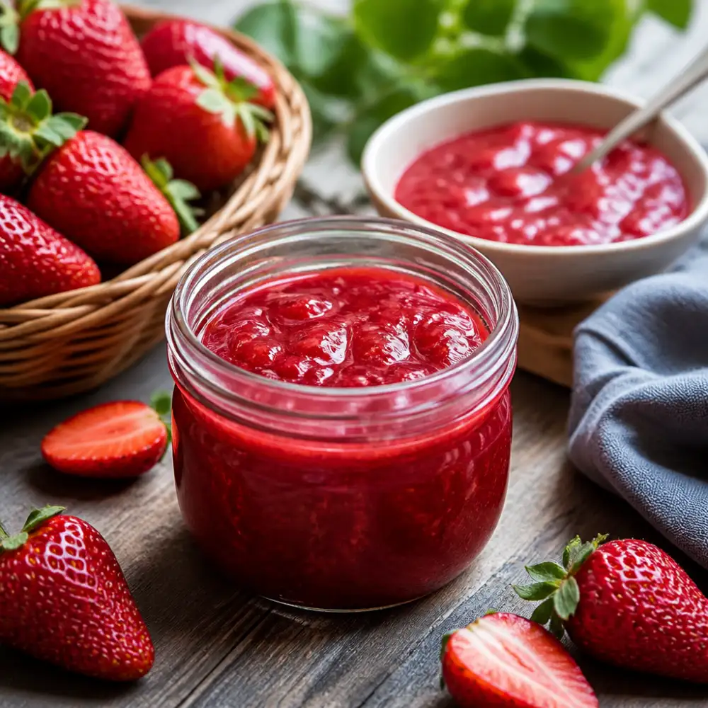 jahodový džem bez cukru recept