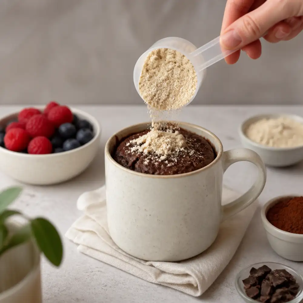 zdravý mug cake recept