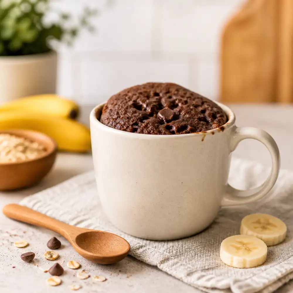 zdravý mug cake recept