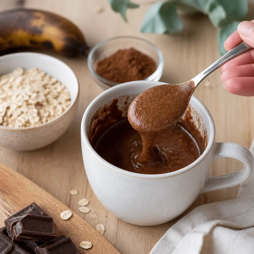 zdravý mug cake recept
