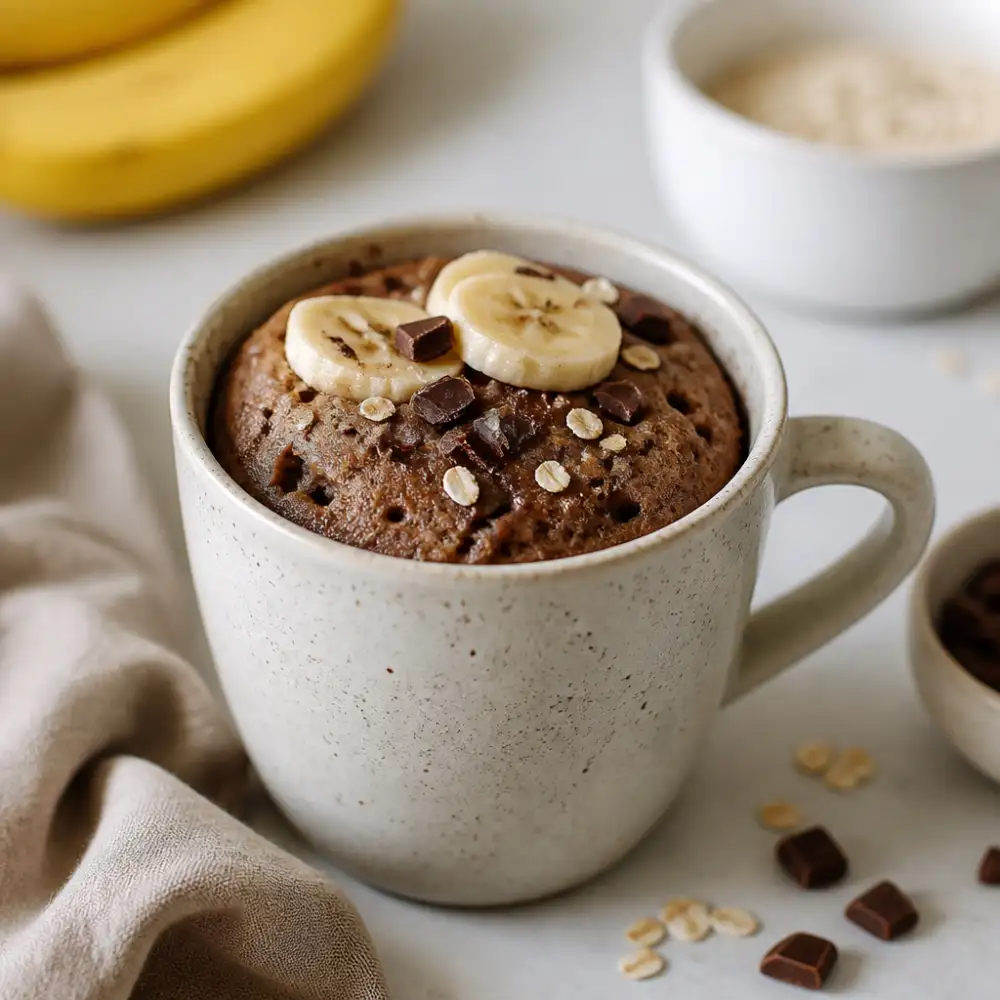 zdravý mug cake recept